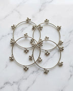 Viral Kashmiri Silver Ghungroo Bangle Set (4 Pcs)
