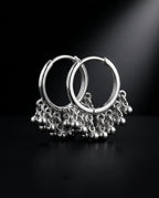 Viral Silver Kashmiri Ghungroo Bali Earrings