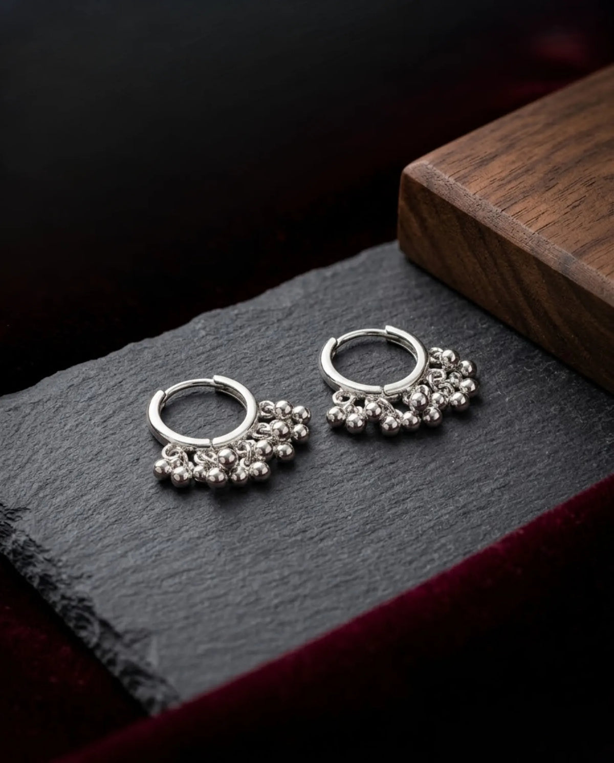 Viral Silver Kashmiri Ghungroo Bali Earrings