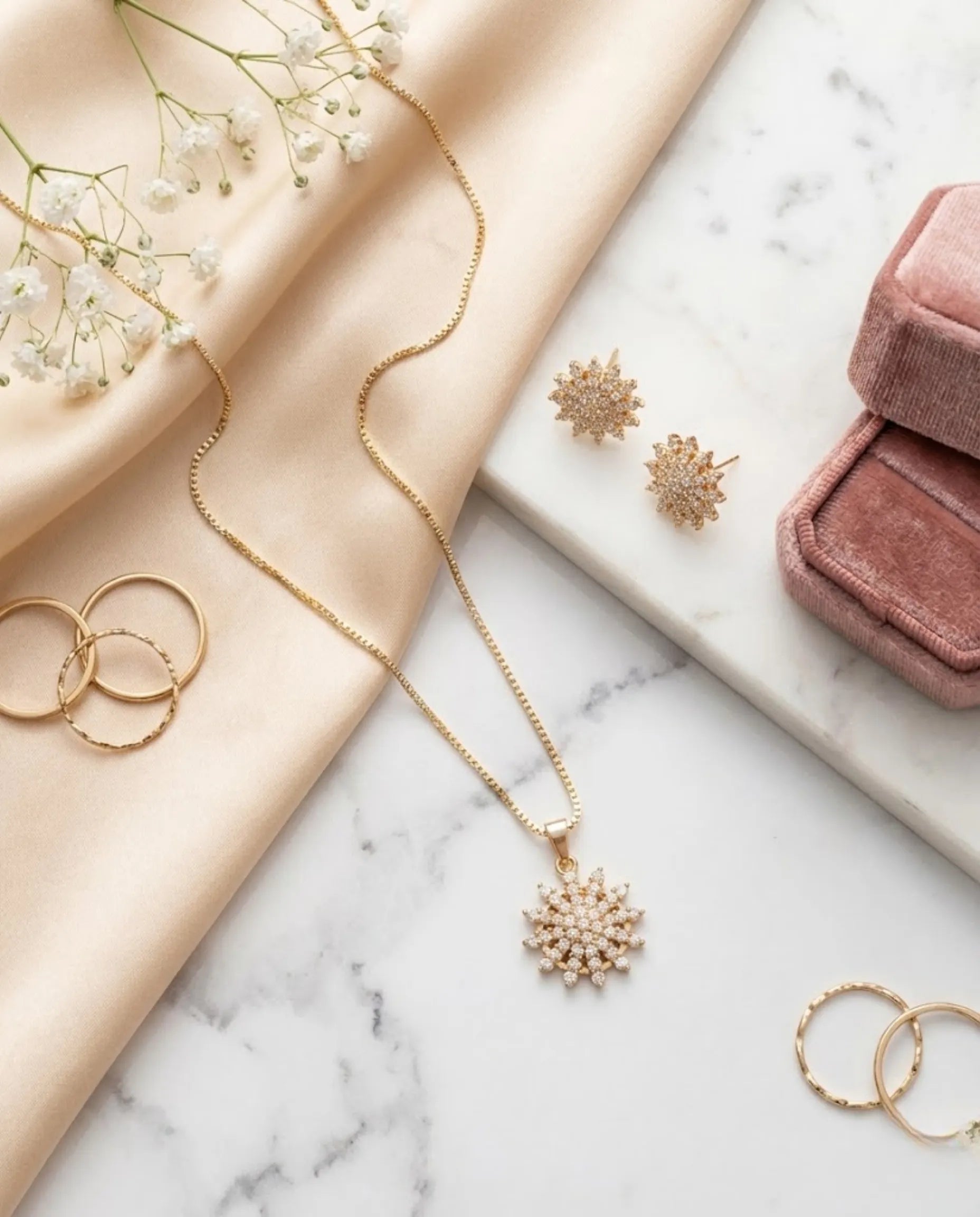 Orneza Emerald Royale Cushion Cut Silver Jewelry Set