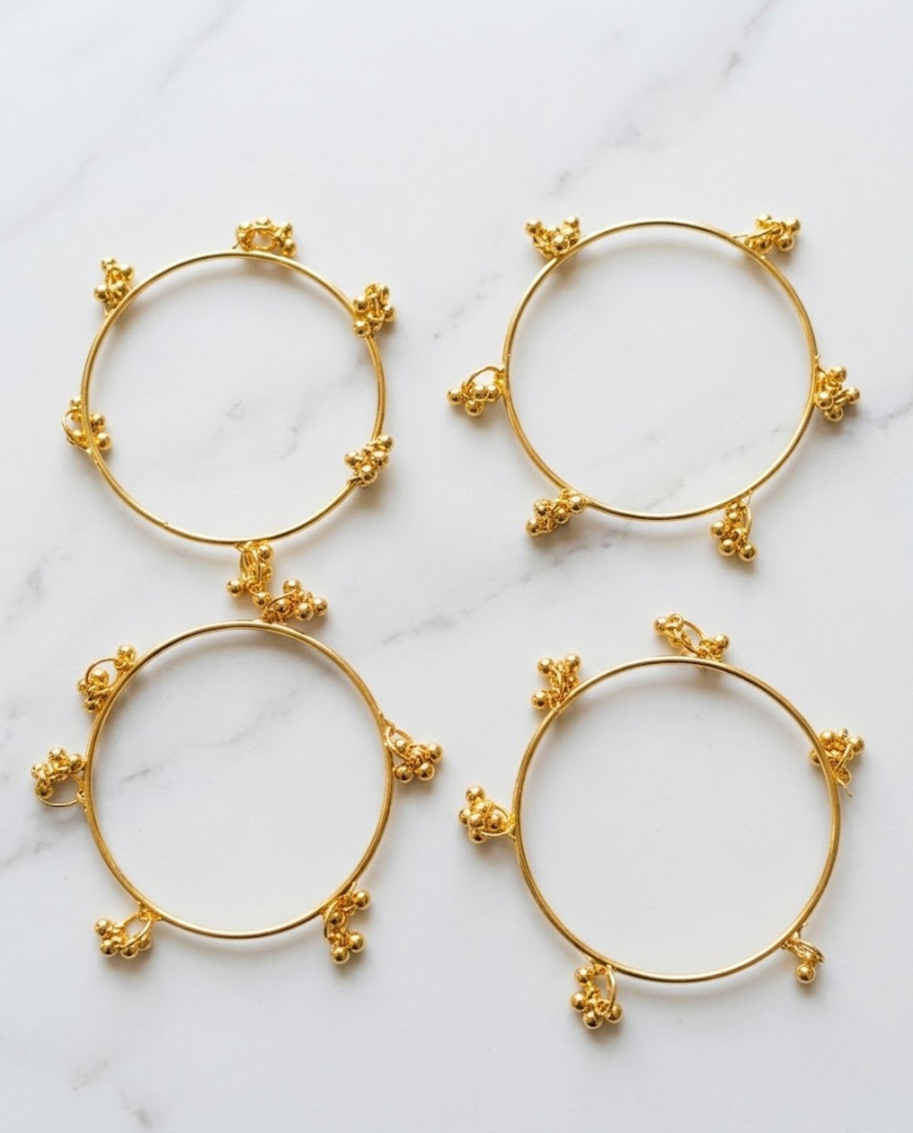 Viral Kashmiri Ghungroo Bangles Gold Bangle Set (4 Pcs)