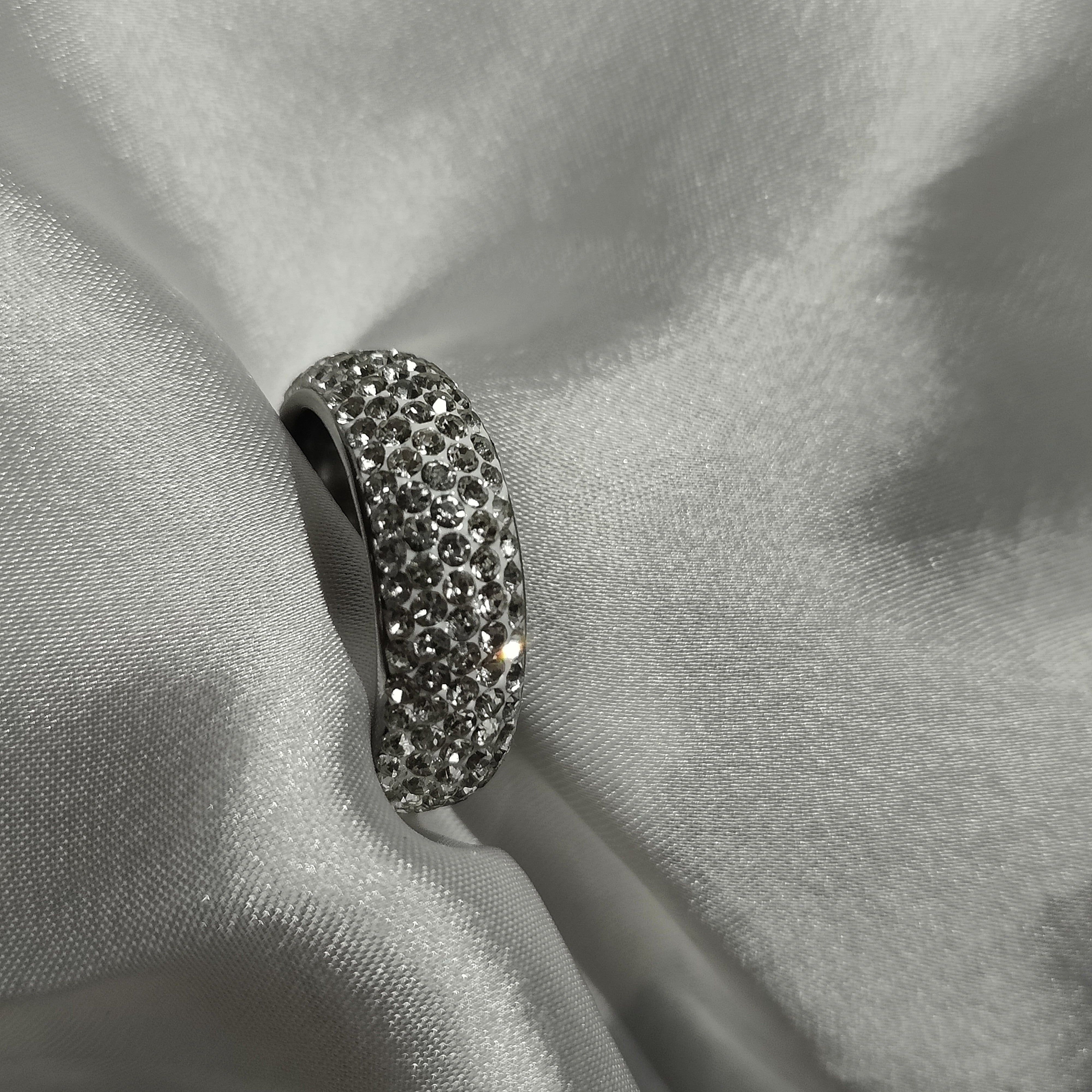 Radiant Luxe – Pave Dome Statement Ring